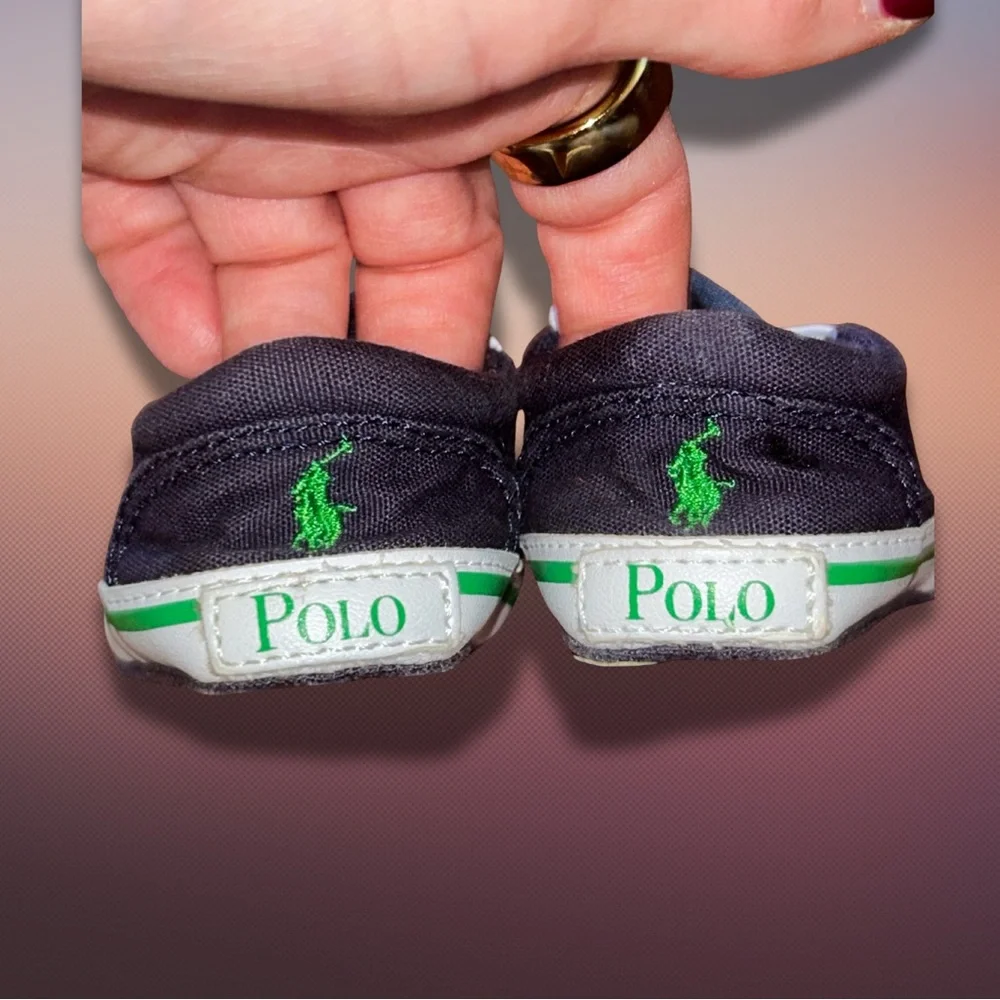 Polo Ralph Lauren Bal Harbour Infant Crib Shoes Size 1